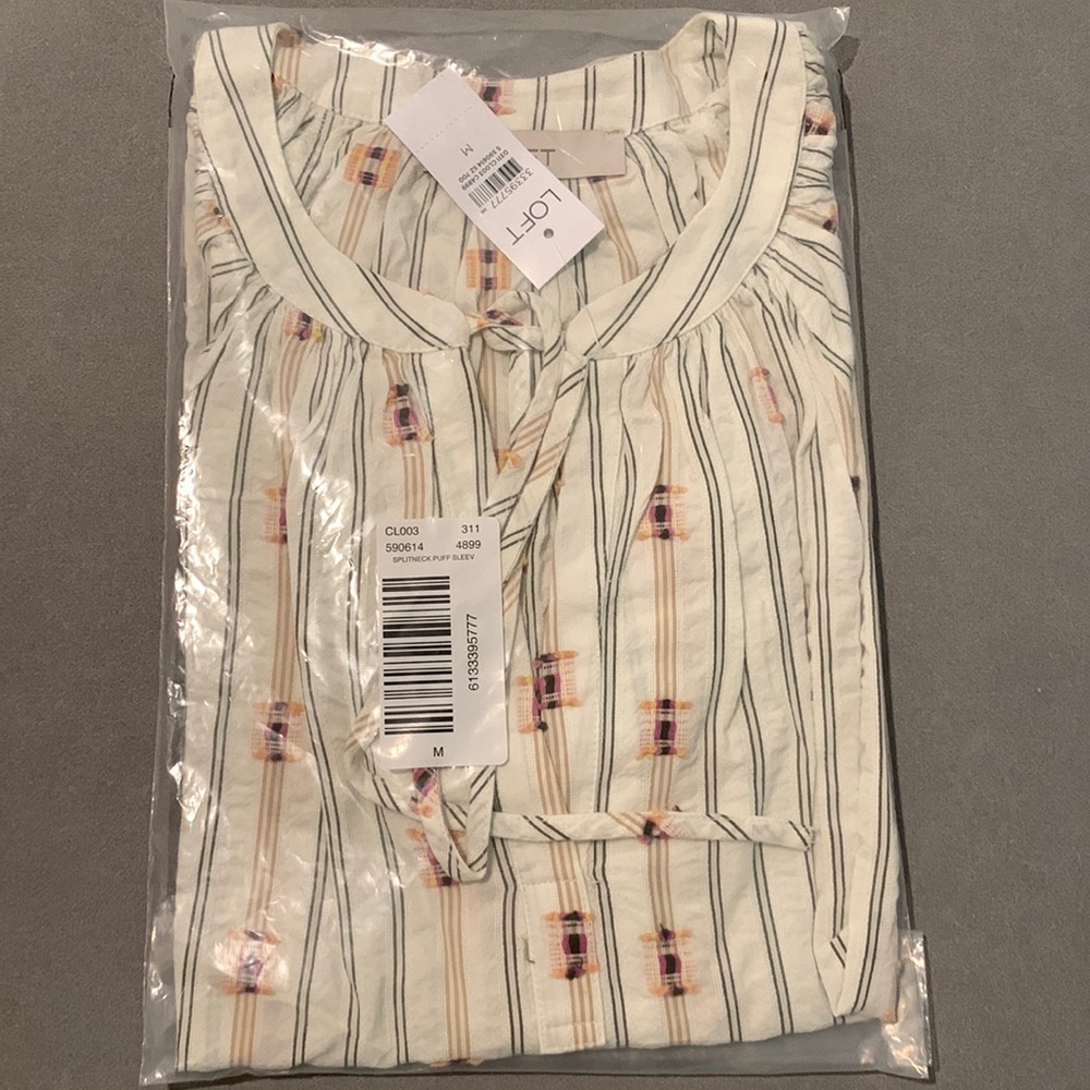 Women’s Loft puff sleeve top